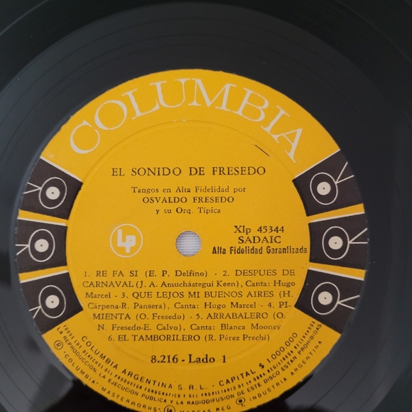 Osvaldo de Fresdo y Su Orquesta: El Sonido de Fresedo: Tangos en Alta Fidelidad - Picture 5 of 8